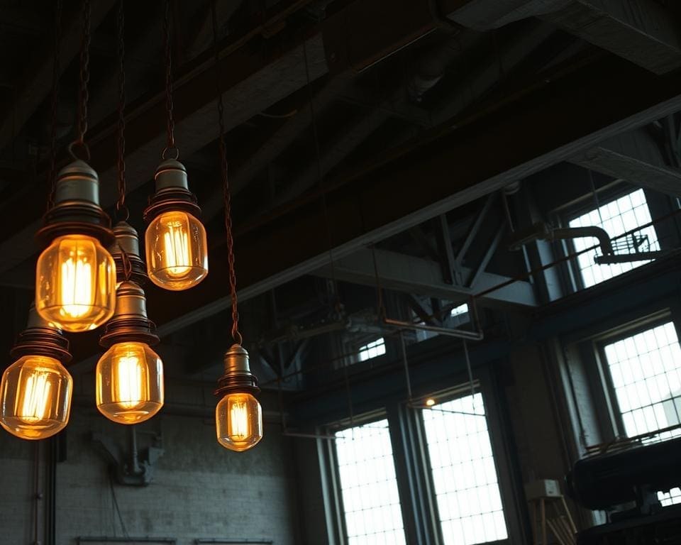 Industriële verlichting voor een robuuste look