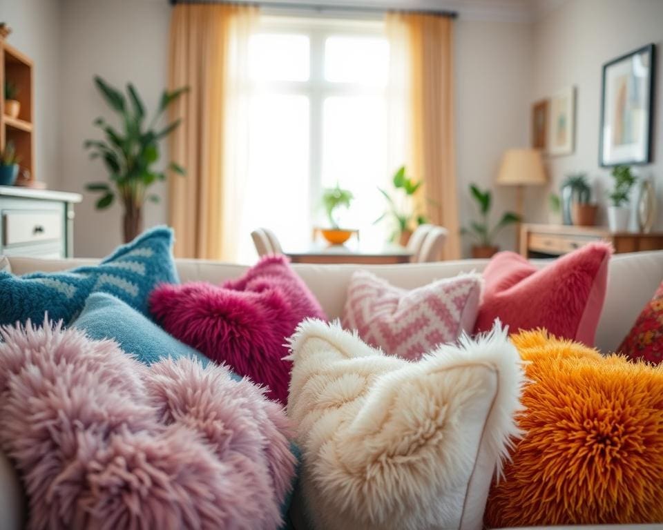 Sierkussens die kleur en gezelligheid toevoegen