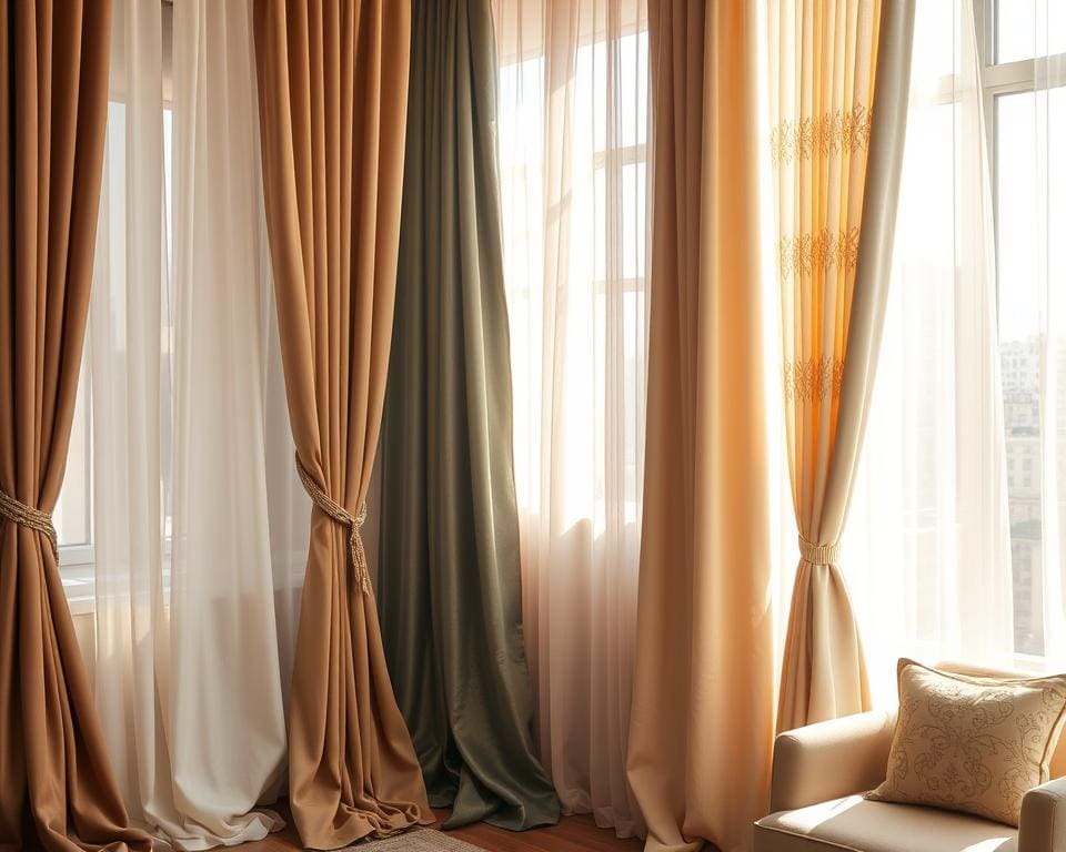 soorten luxe gordijnen