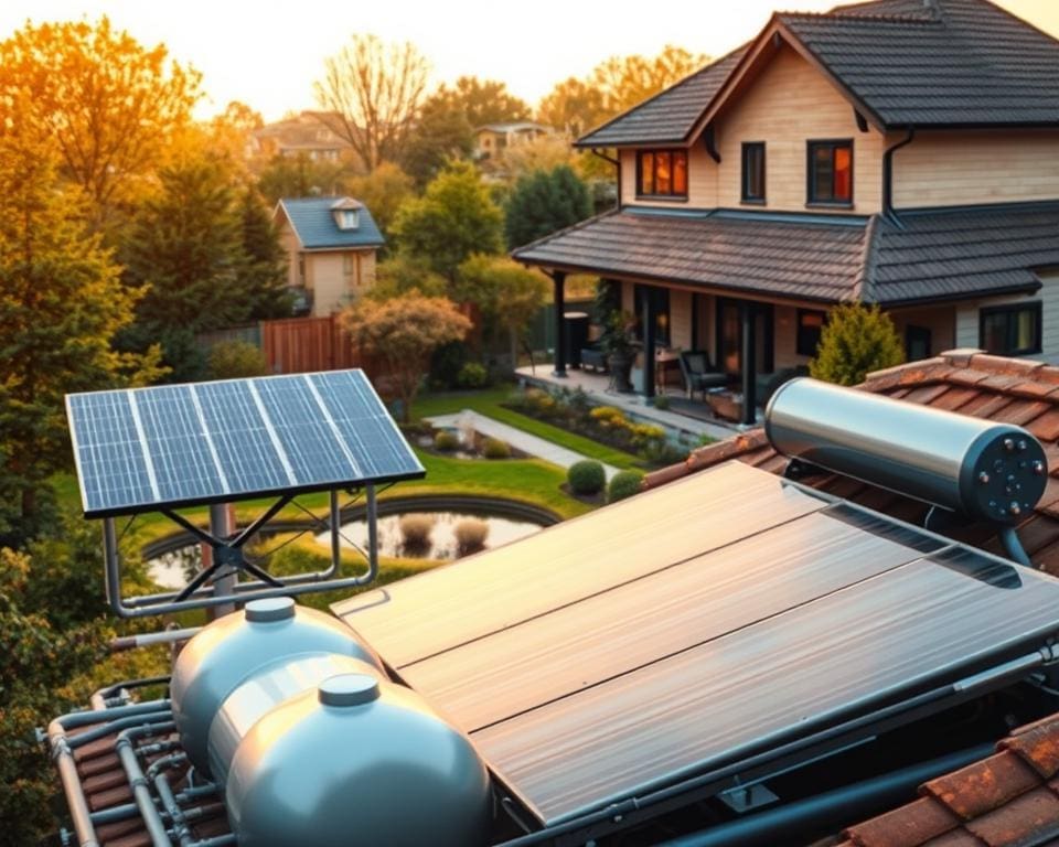 Zonneboilers combineren met andere verwarmingssystemen