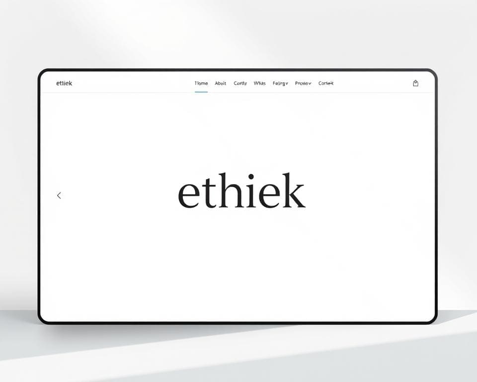 Kan een website zichzelf verantwoorden ethisch gezien?