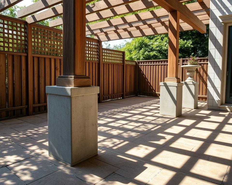 Wat maakt betonpoeren op maat de beste keuze voor veranda’s en schuttingen?