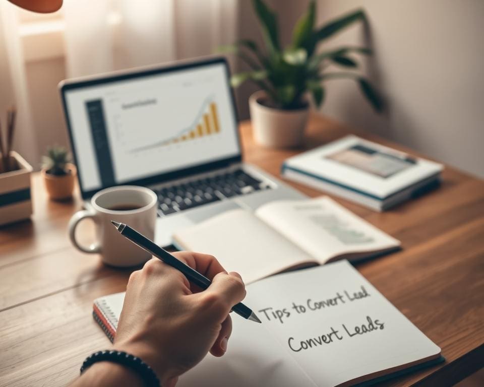 Wat zijn tips om leads om te zetten in klanten?