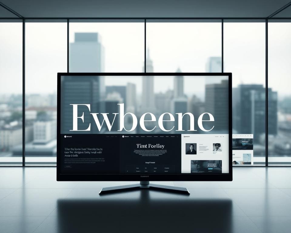 Welke rol speelt typografie in modern webdesign?