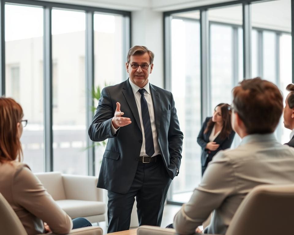 Bedrijfstrainer voor leiderschapsontwikkeling