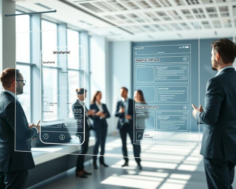 Waarom helpt een goede wireframe bij duidelijkheid?