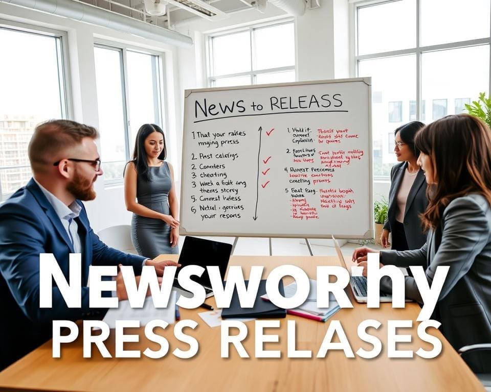 Wat maakt een persbericht nieuwswaardig?