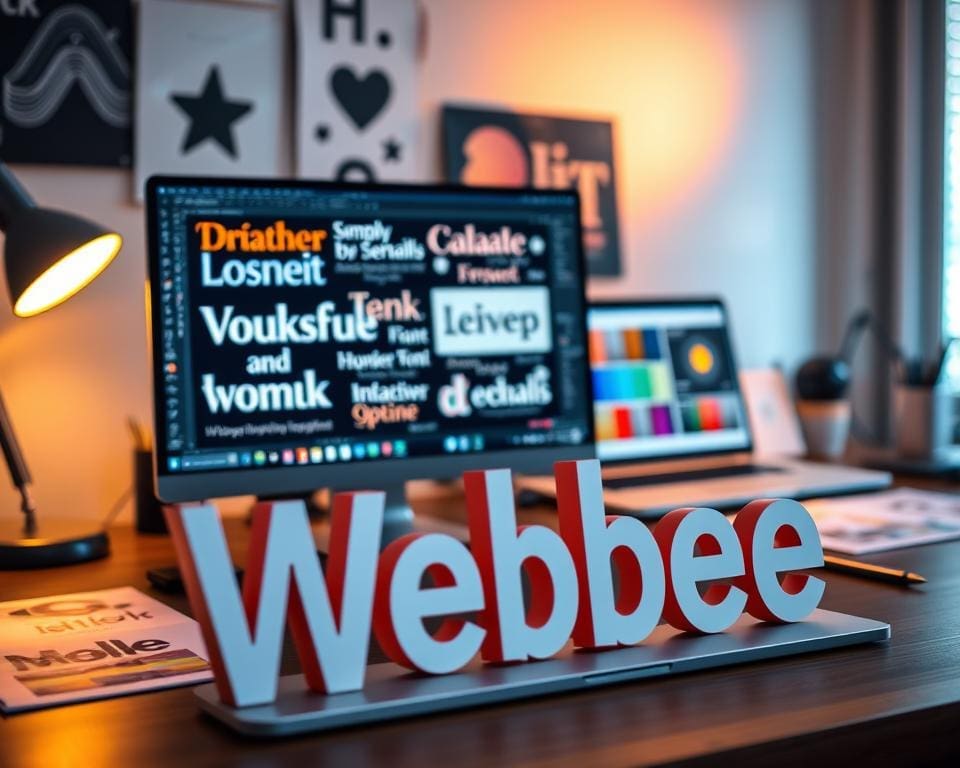 Wat maakt typografie belangrijk in webdesign?