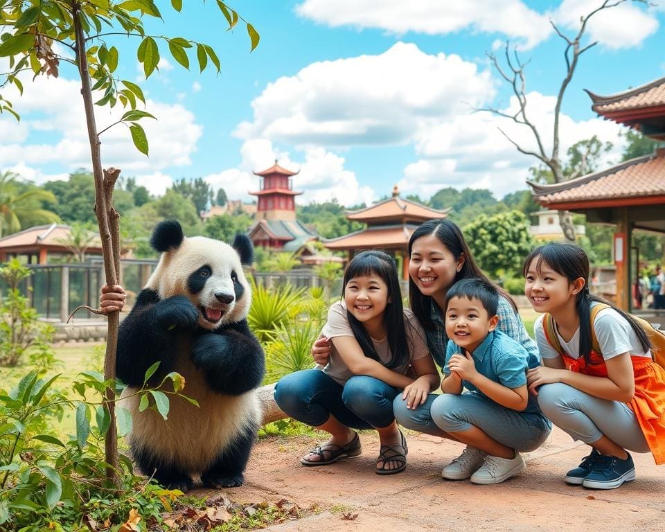 Dagje Pairi Daiza met het gezin