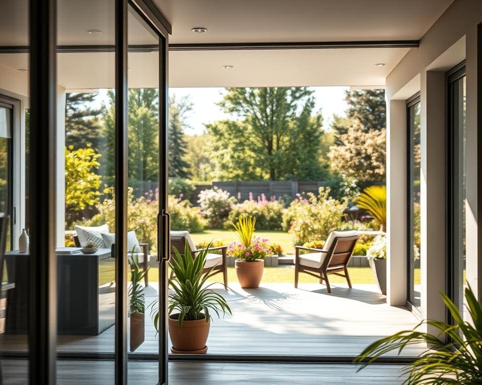 Wat maakt een glazen schuifwand geschikt voor een veranda?