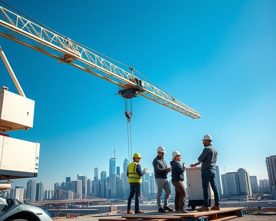 elektrische kraan huren