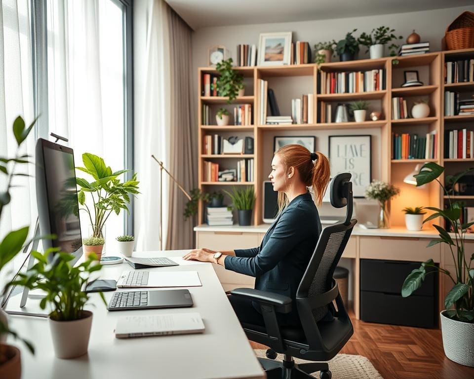 thuiskantoor inrichten